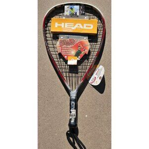 Head Racquetball Metal Blast Racket 3 5/8 grip Red Silver Racquet Photos